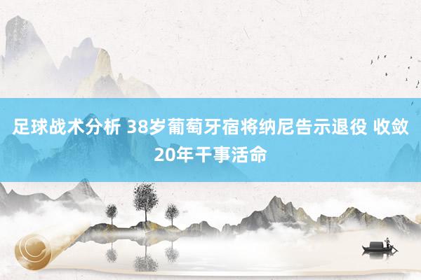 足球战术分析 38岁葡萄牙宿将纳尼告示退役 收敛20年干事活命